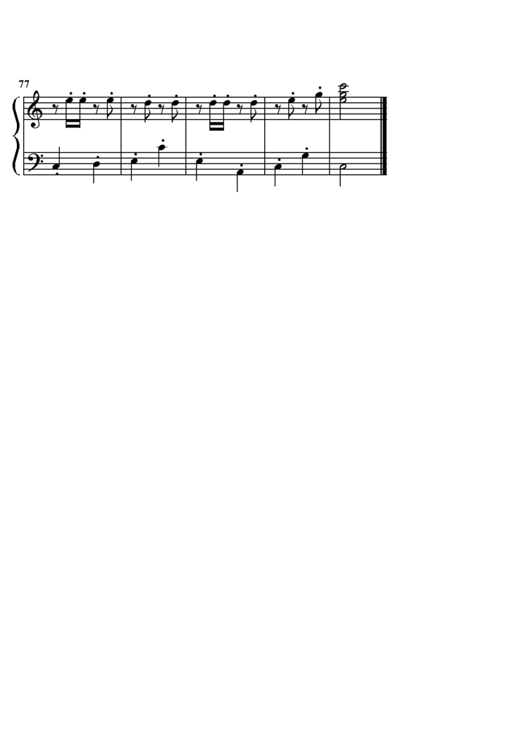 onara taisou钢琴曲谱（图4）
