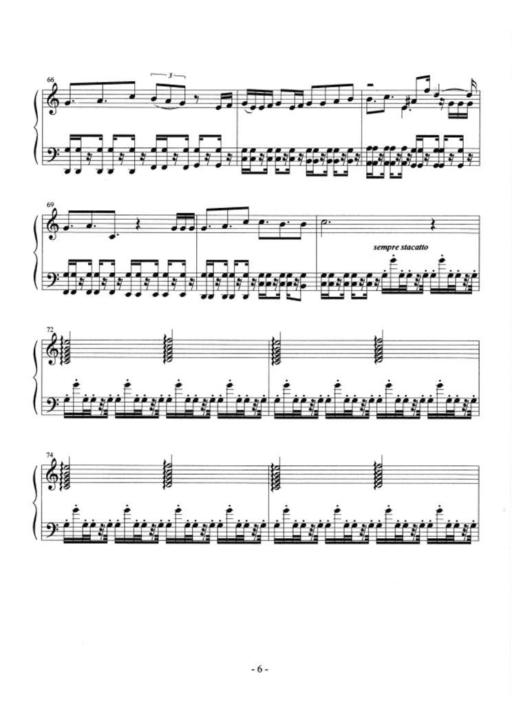 i am  (piano)钢琴曲谱（图6）