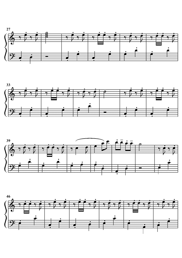 onara taisou钢琴曲谱（图2）