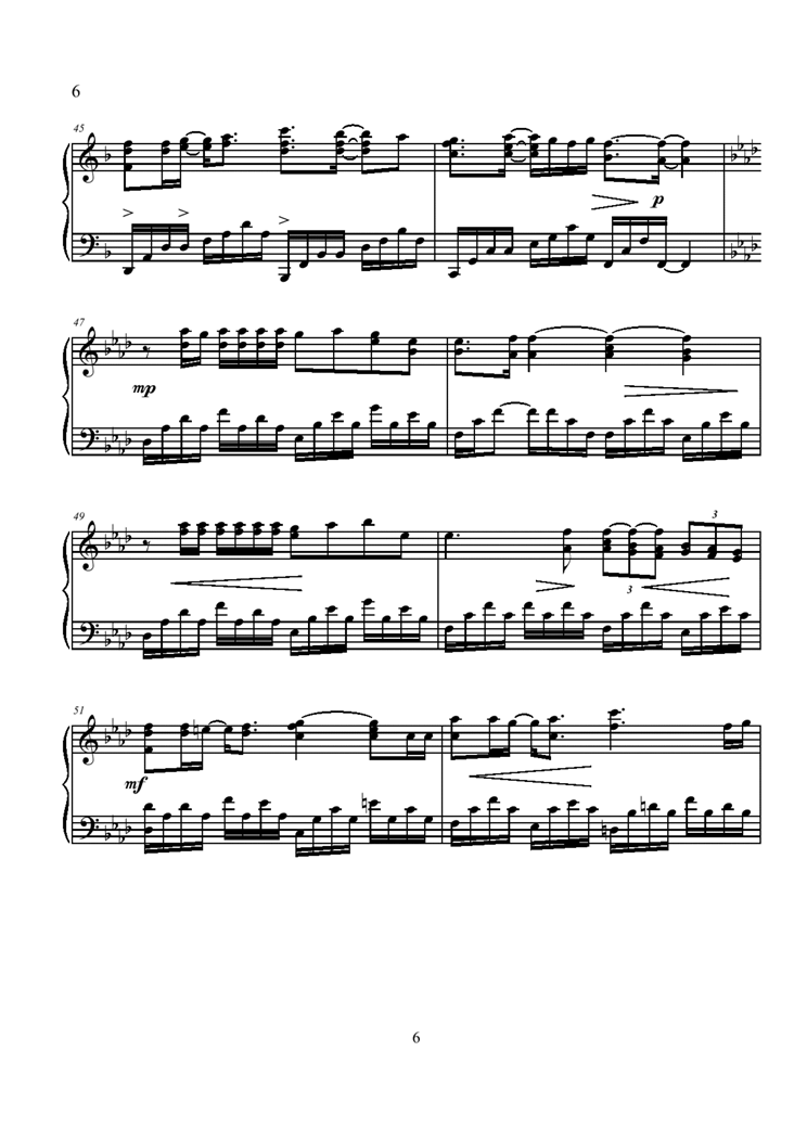 Every Heart  piano钢琴曲谱（图6）