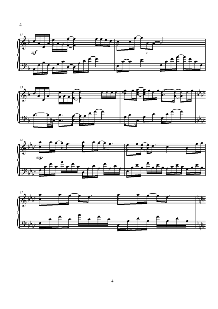 Every Heart  piano钢琴曲谱（图4）