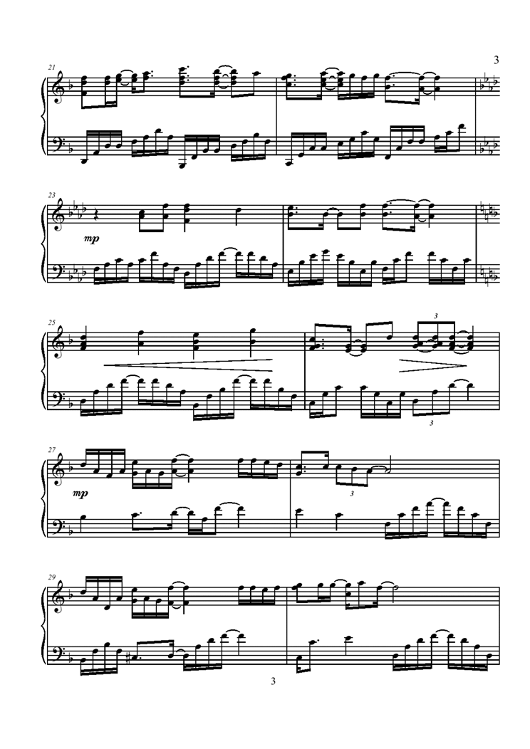 Every Heart  piano钢琴曲谱（图3）