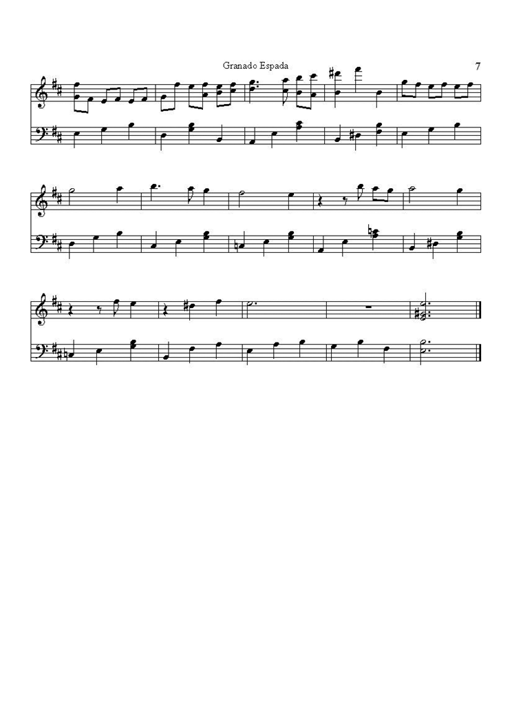 Granada Espada - Granada Espada Main Theme钢琴曲谱（图7）