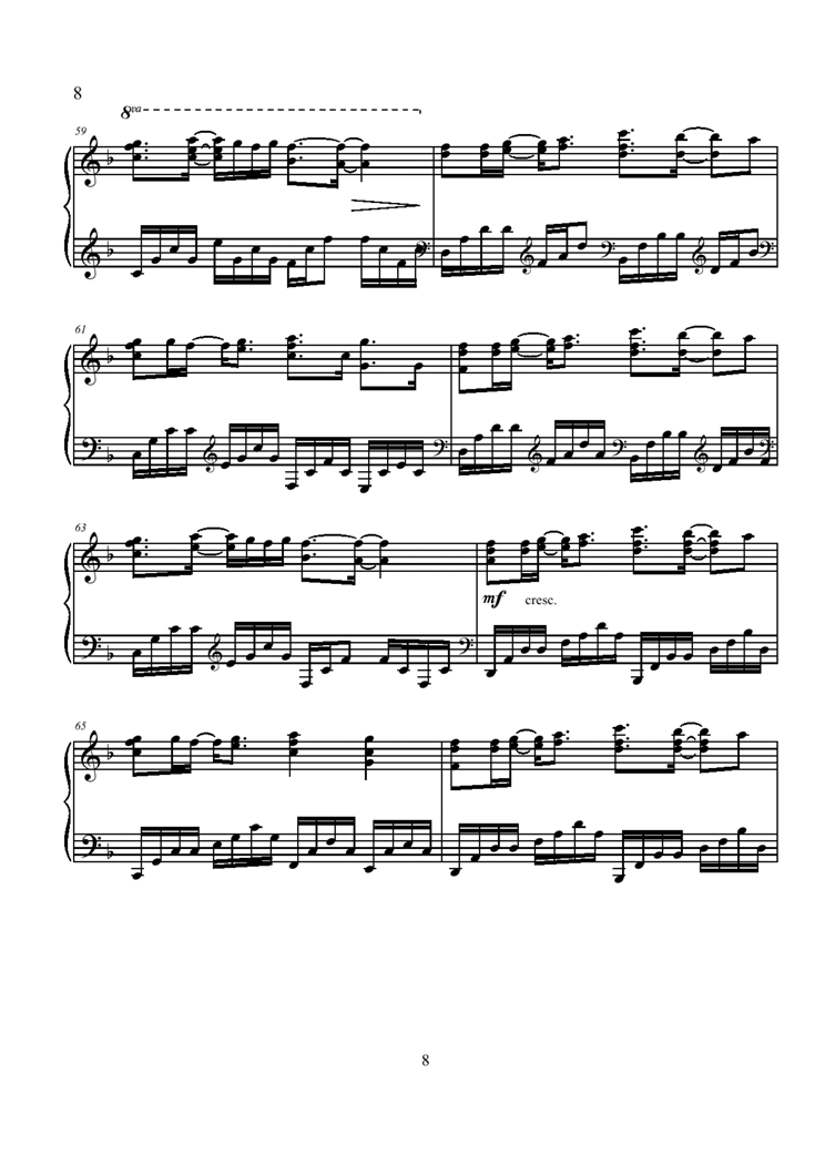 Every Heart  piano钢琴曲谱（图8）