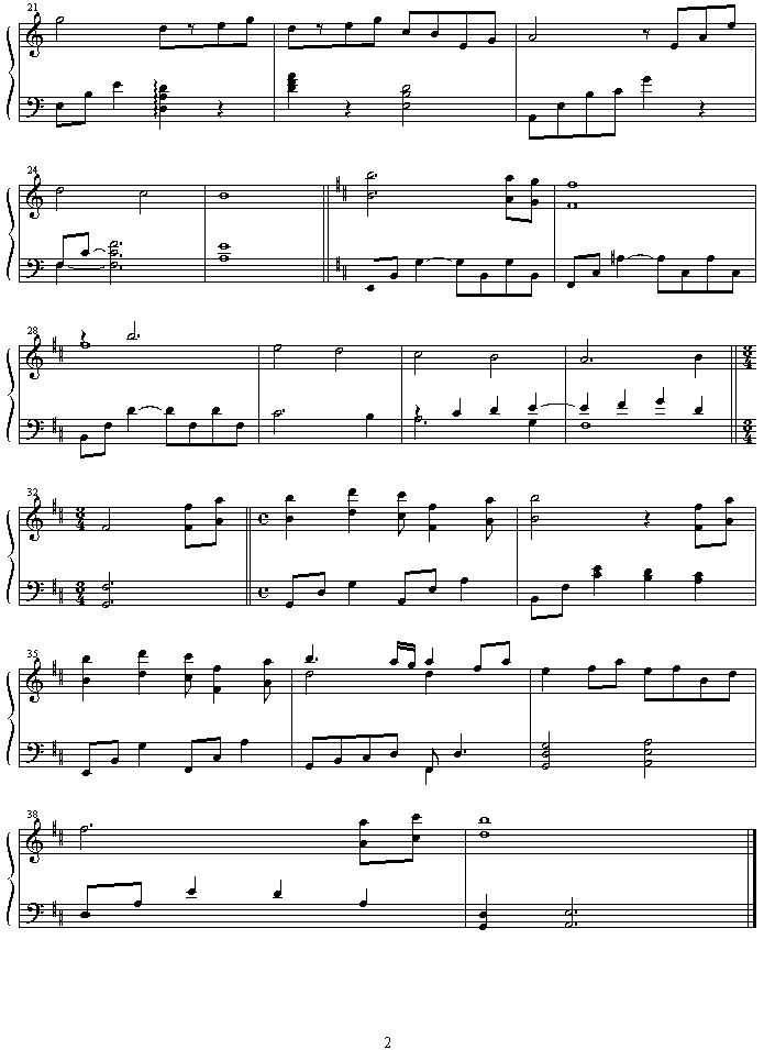 edo old dirt钢琴曲谱（图2）