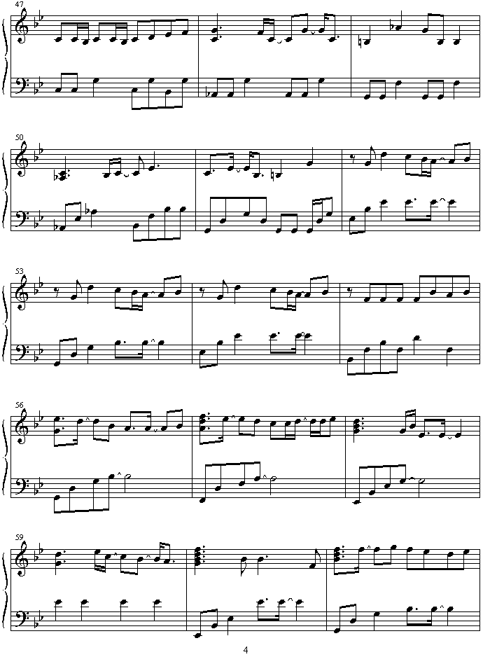 hikari钢琴曲谱（图4）