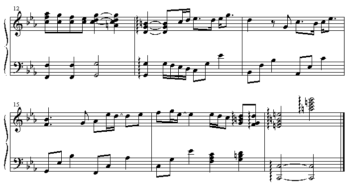 laputa piano solo钢琴曲谱（图2）