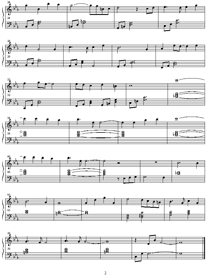 laputa_theme钢琴曲谱（图2）