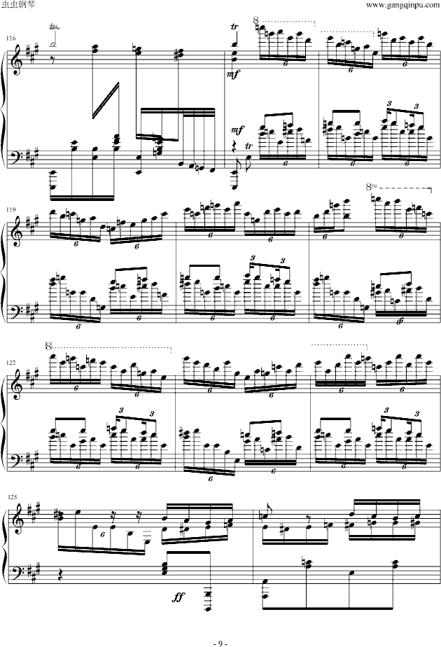 瓦洛多斯土耳其-爵士版钢琴曲谱（图9）