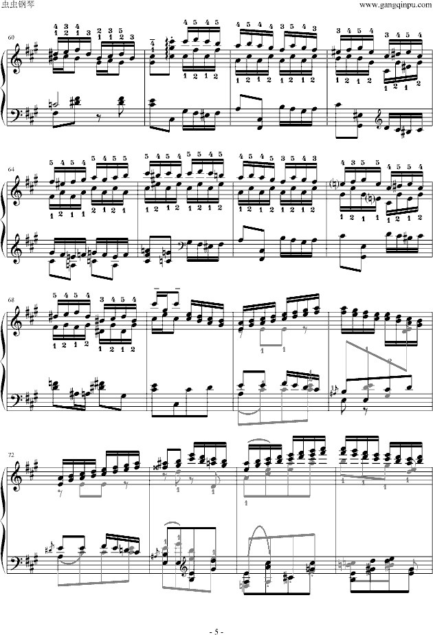 瓦洛多斯土耳其-爵士版钢琴曲谱（图5）