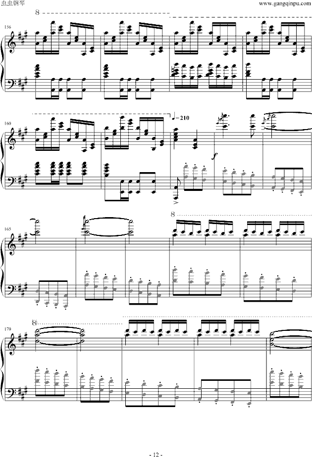 瓦洛多斯土耳其-爵士版钢琴曲谱（图12）