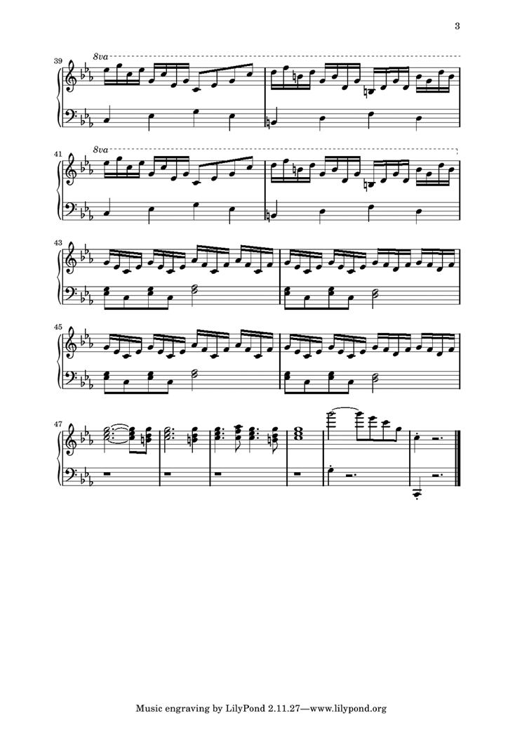 Itoshiki Nozomu钢琴曲谱（图3）