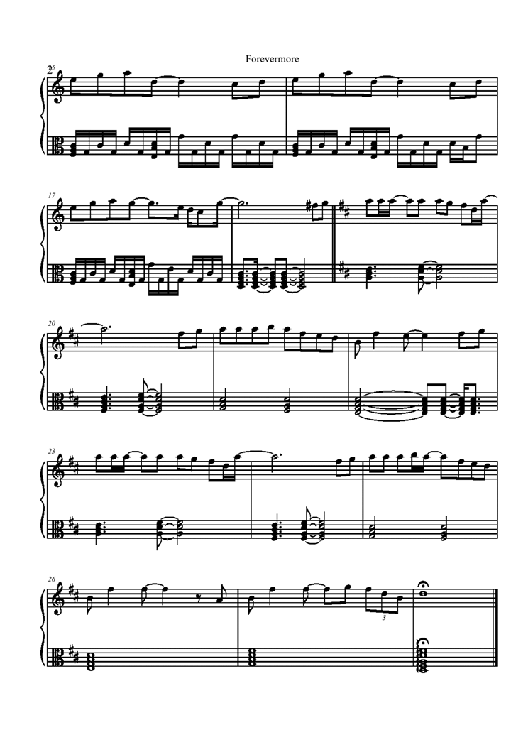 Forevermore钢琴曲谱（图2）