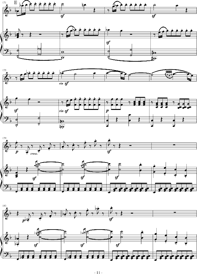 贝多芬-beethoven  春天奏鸣曲钢琴曲谱（图11）
