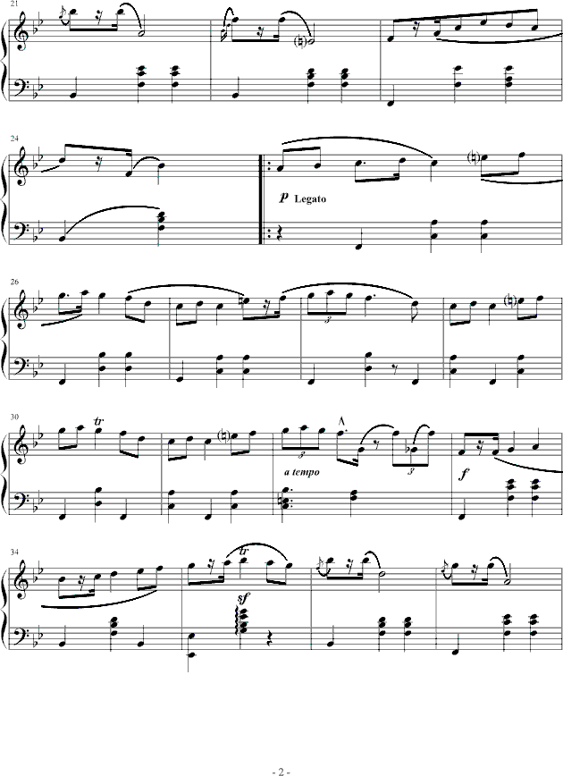 玛祖卡 op.7 no.1钢琴曲谱（图2）