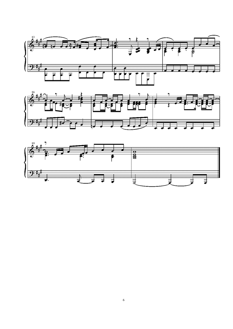 Little Wing钢琴曲谱（图6）