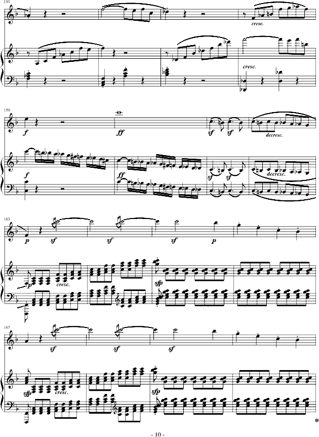 贝多芬-beethoven  春天奏鸣曲钢琴曲谱（图10）