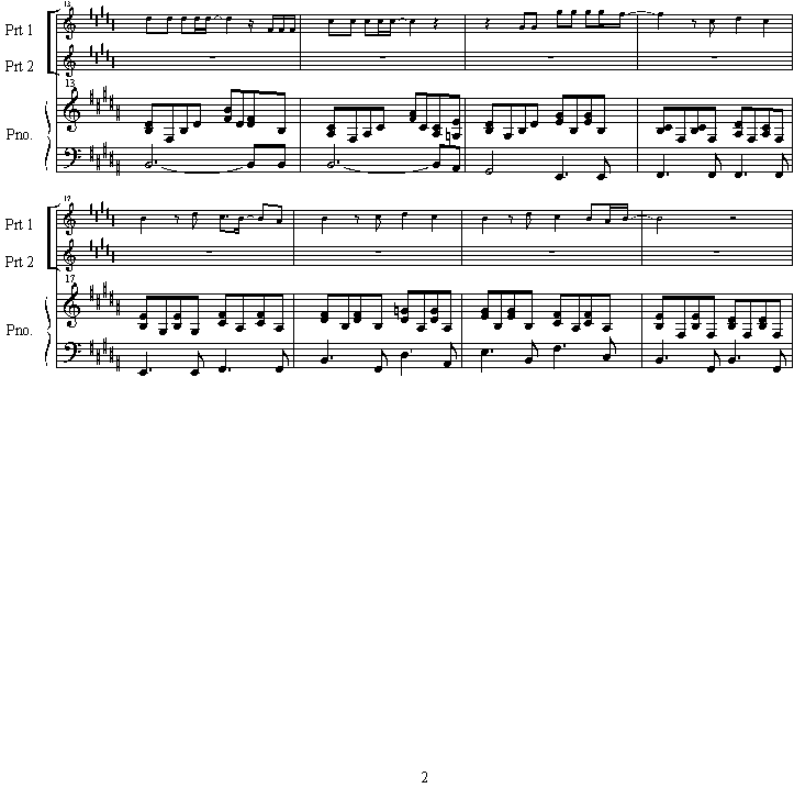 endless_rain钢琴曲谱（图2）