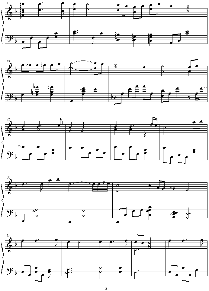 mercury_no_toujou钢琴曲谱（图2）