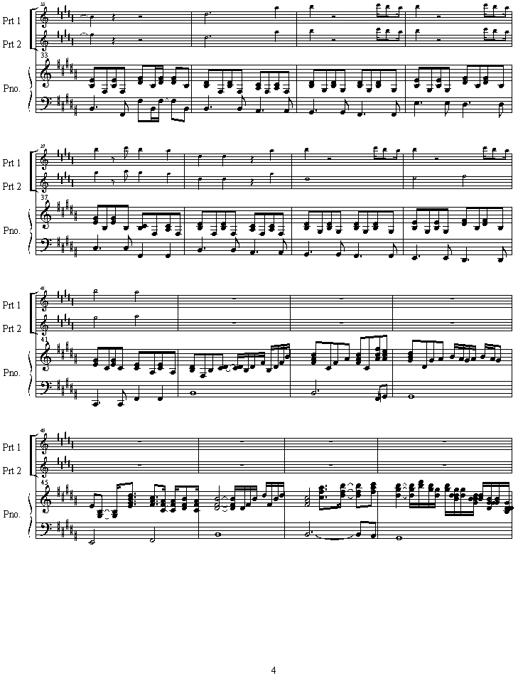 endless_rain钢琴曲谱（图4）