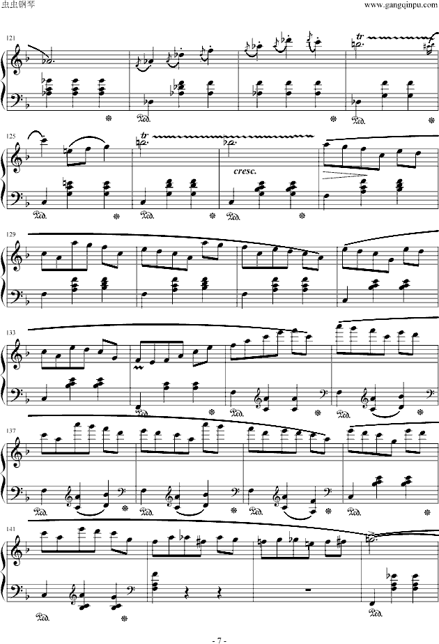 辉煌的大圆舞曲钢琴曲谱（图7）