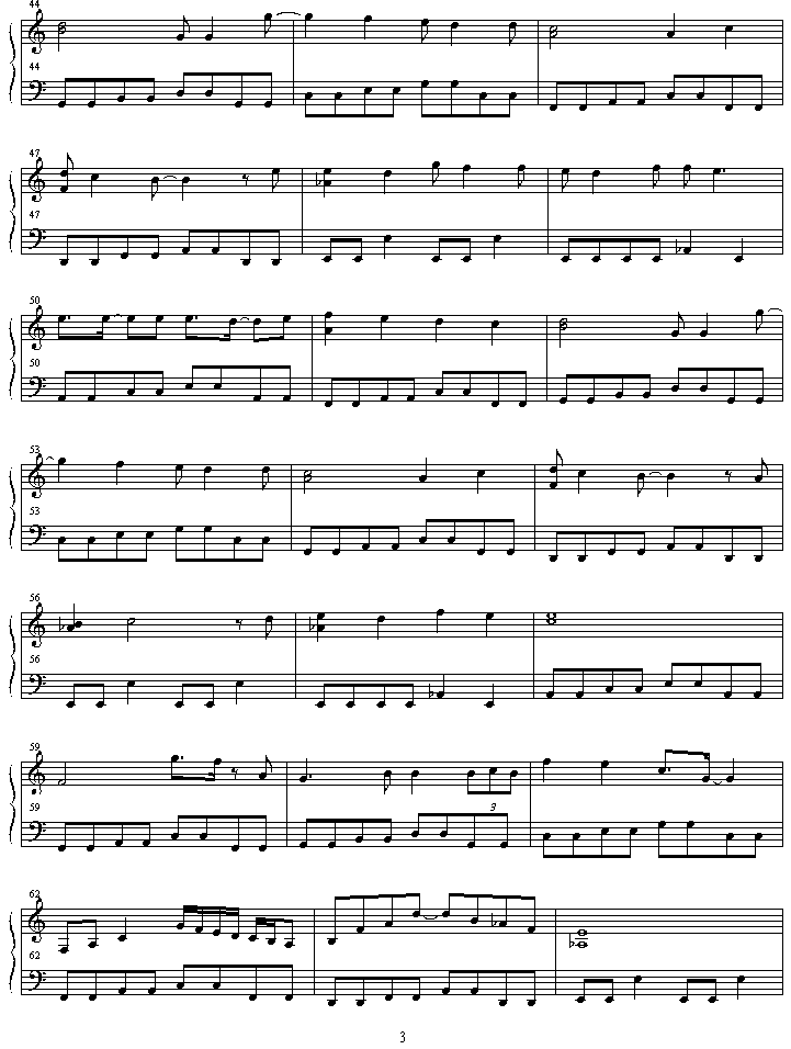 eden钢琴曲谱（图3）