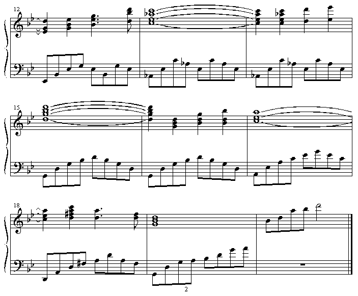 ikki_s_theme钢琴曲谱（图2）