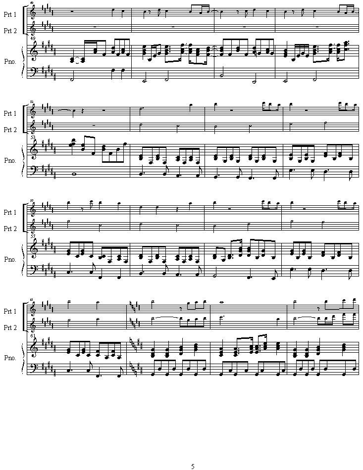 endless_rain钢琴曲谱（图5）
