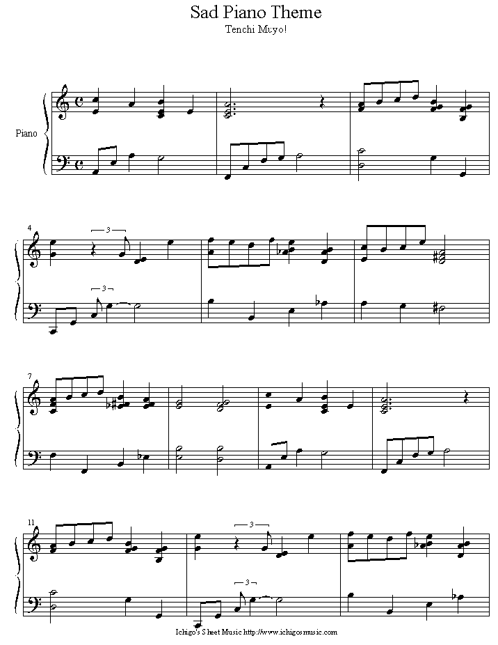 sad_piano_theme钢琴曲谱（图1）