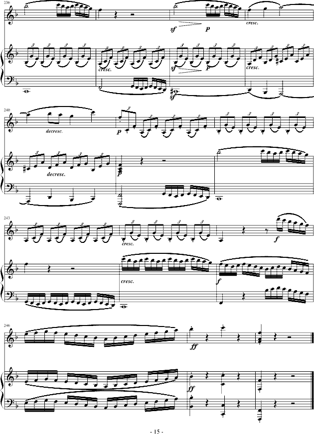 贝多芬-beethoven  春天奏鸣曲钢琴曲谱（图15）