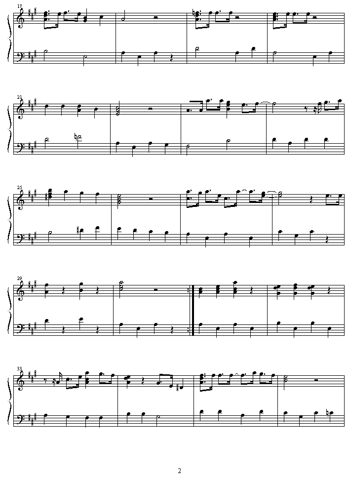 sanpo钢琴曲谱（图2）