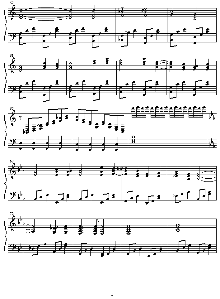 opening_theme钢琴曲谱（图4）