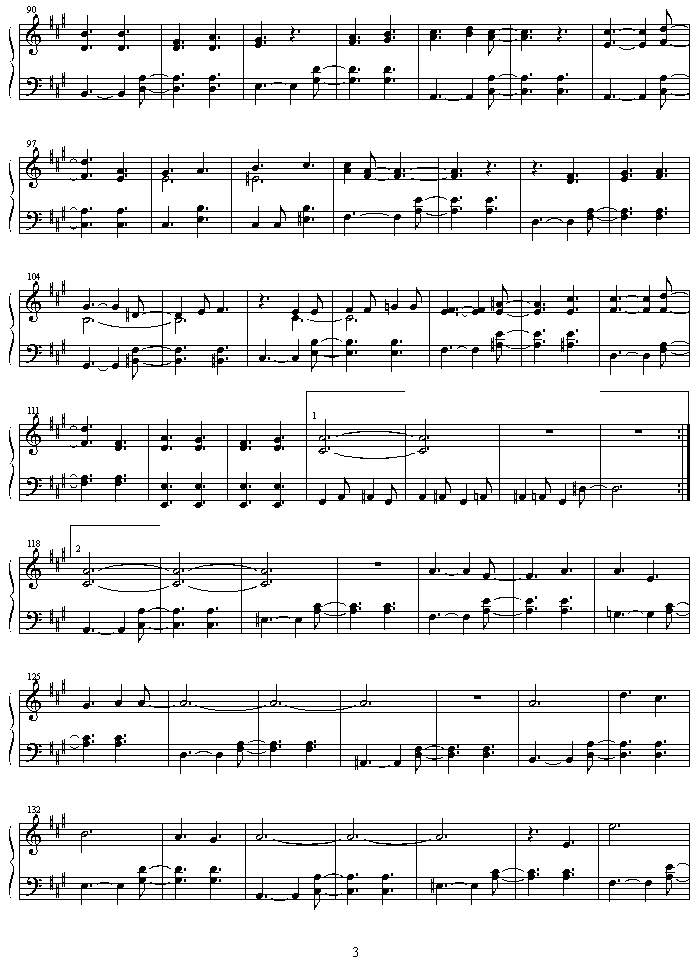 sobakasu钢琴曲谱（图3）