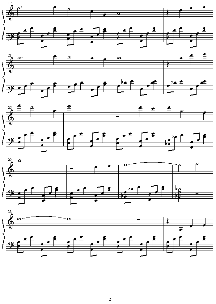 opening_theme钢琴曲谱（图2）