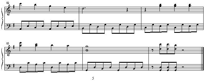 route_venus钢琴曲谱（图5）