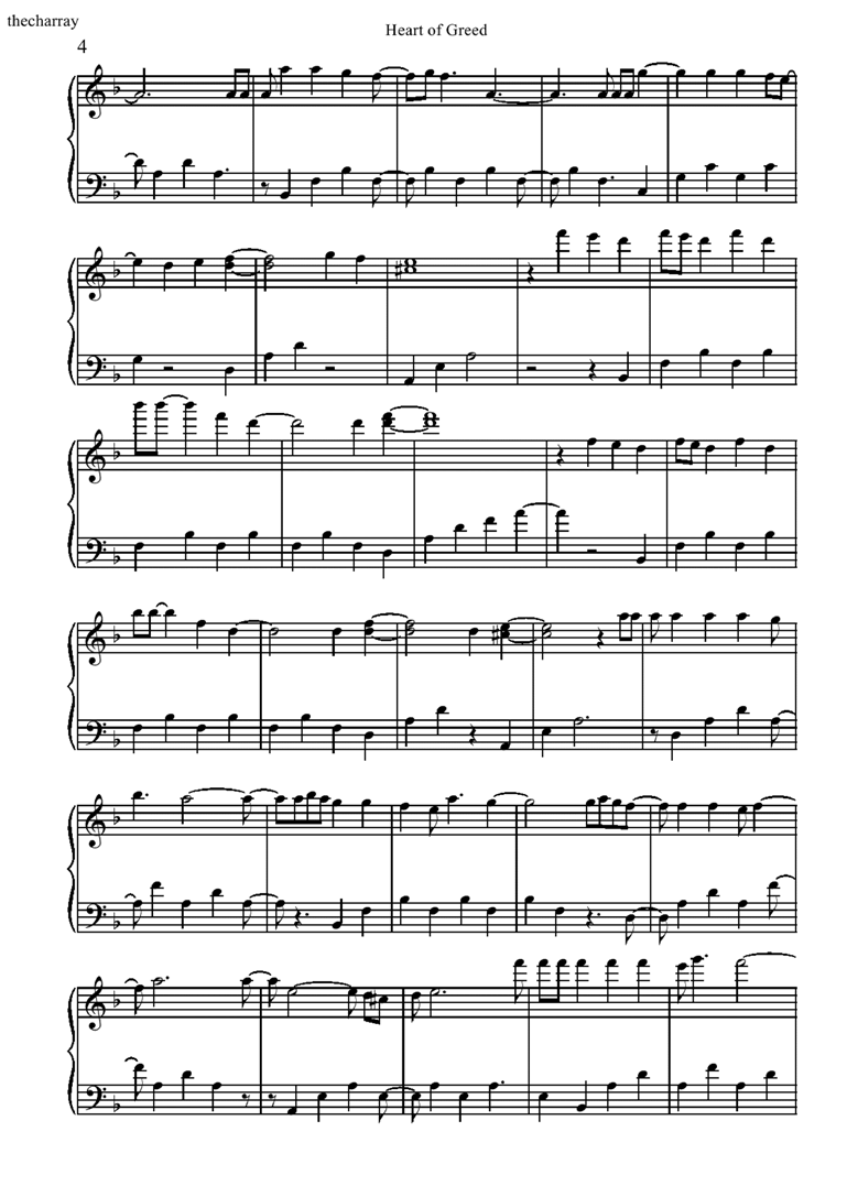 Heart of Greed钢琴曲谱（图4）