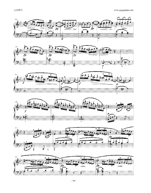 莫扎特F大调钢琴奏鸣曲K533(附指法)钢琴曲谱（图10）