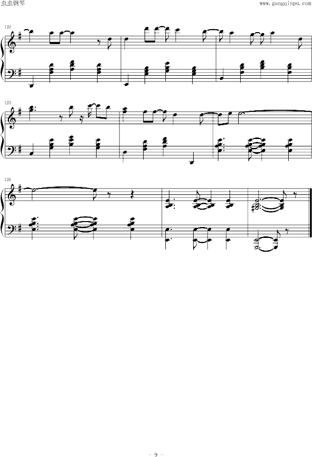 Monochrome钢琴曲谱（图9）