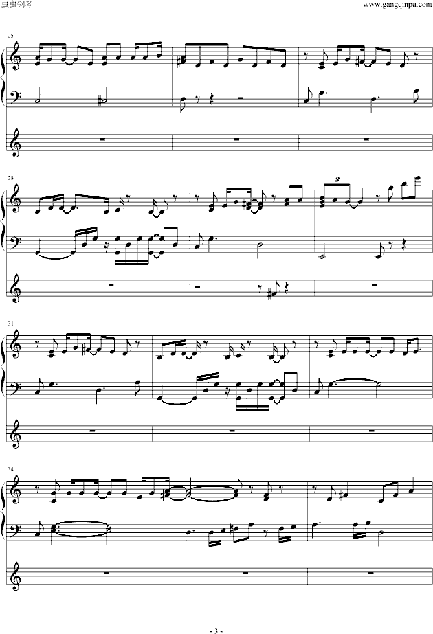 say anything钢琴曲谱（图3）