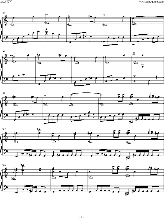 叛逆的鲁鲁修InnocentDays Hitomi钢琴曲谱（图4）