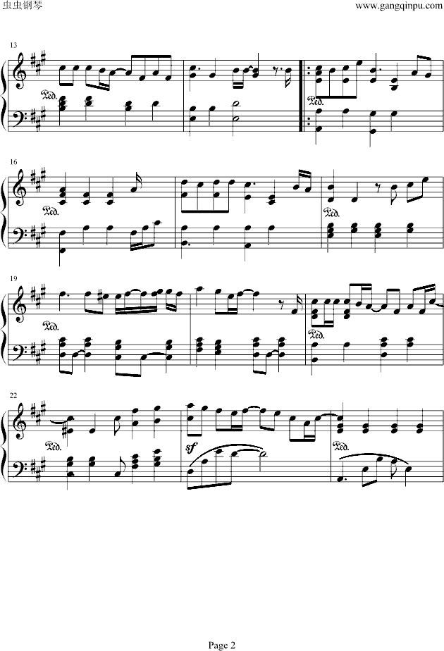 carols钢琴曲谱（图2）