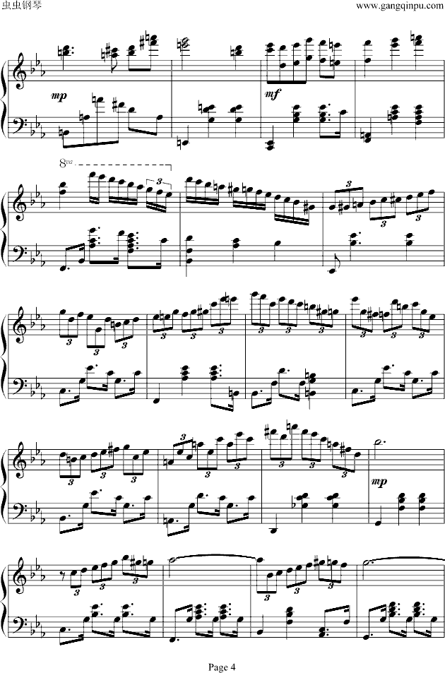 海上钢琴师钢琴曲谱（图3）