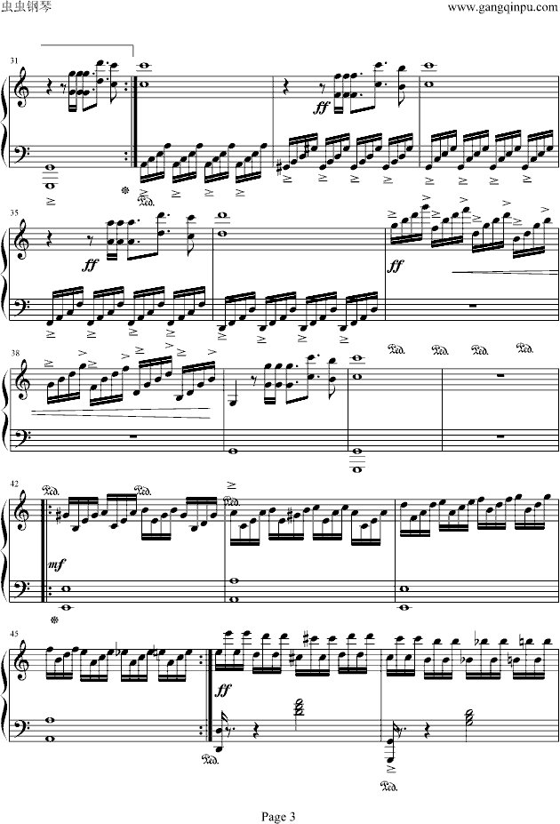 WonderLand钢琴曲谱（图3）