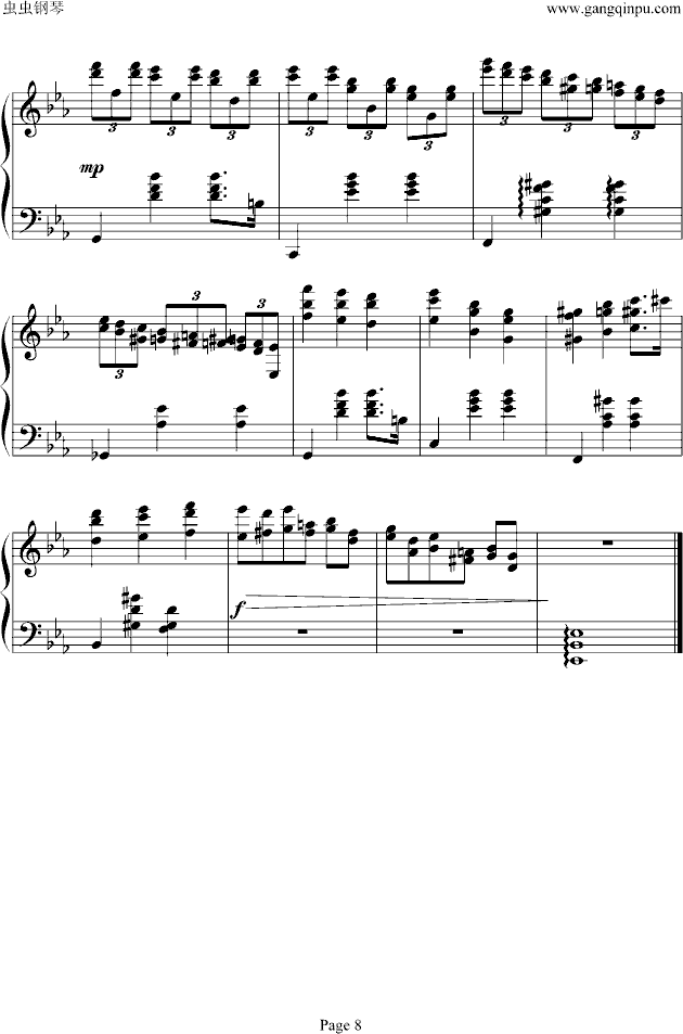 海上钢琴师钢琴曲谱（图7）