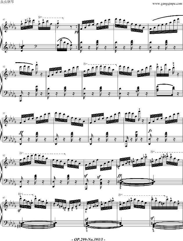 车尔尼299-39钢琴曲谱（图3）