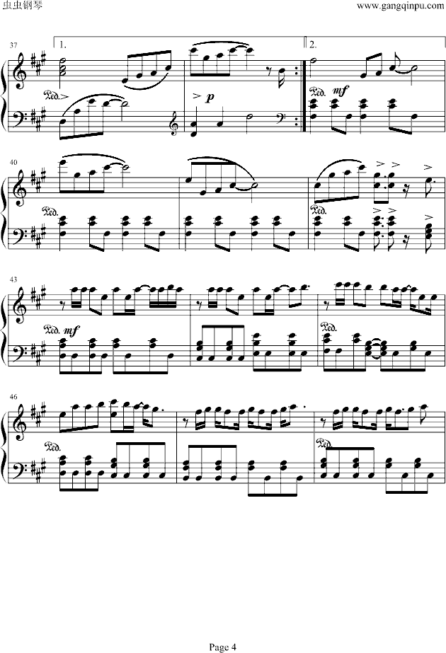 carols钢琴曲谱（图4）