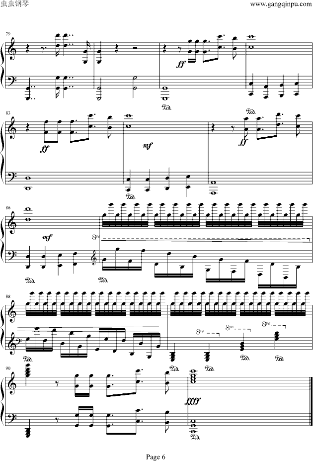 WonderLand钢琴曲谱（图6）