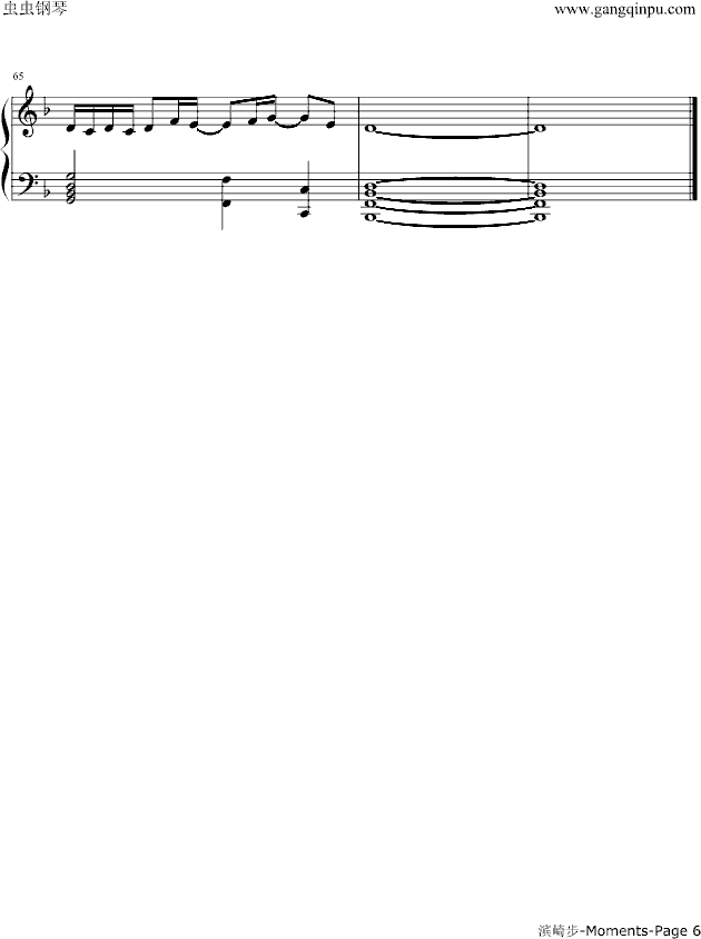 Moments钢琴曲谱（图6）