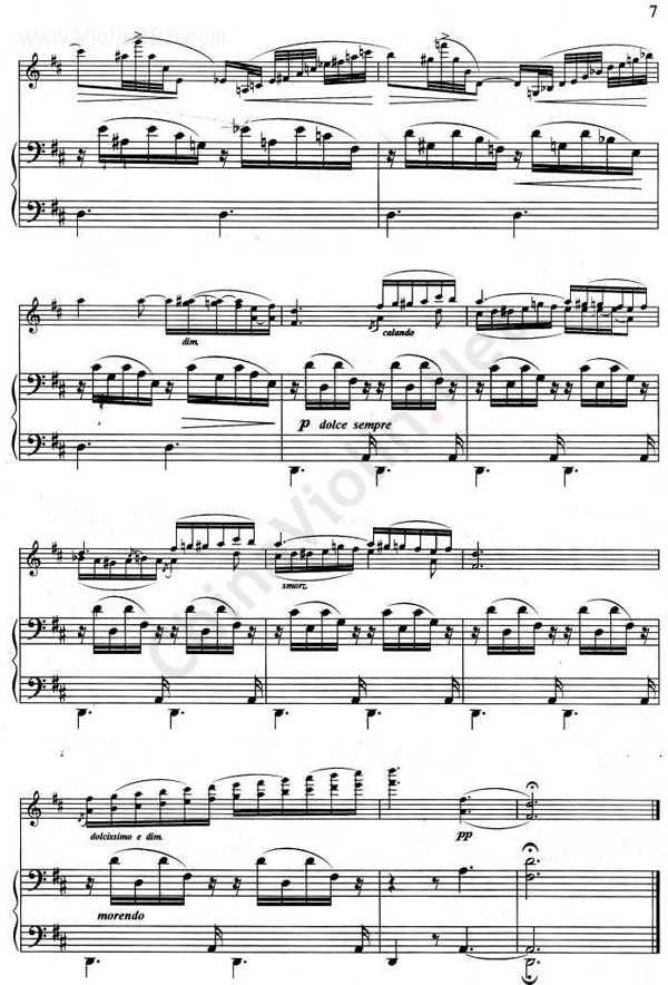 《夜曲》钢琴伴奏谱钢琴曲谱（图7）