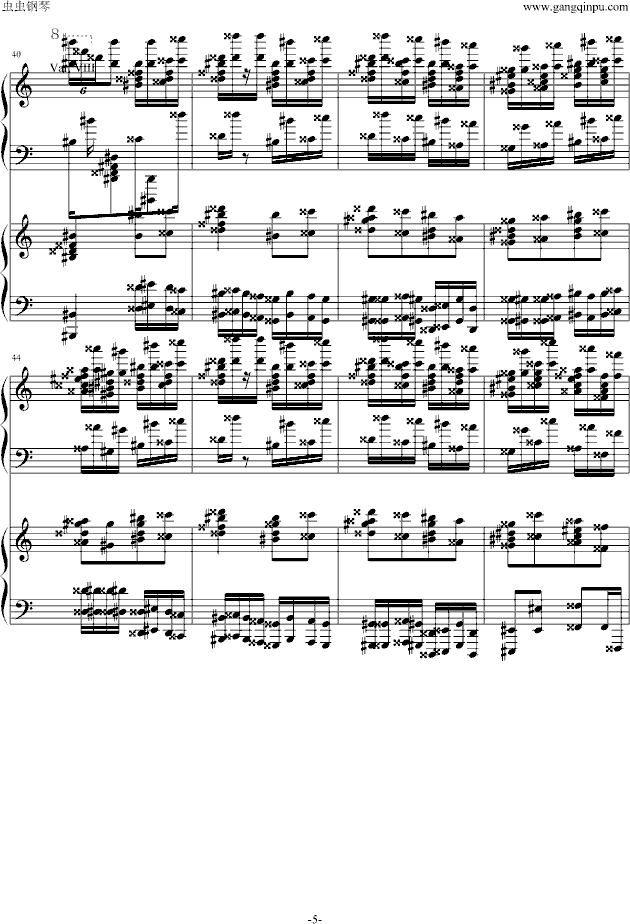 小星星和土耳其进行曲合奏钢琴曲谱（图5）